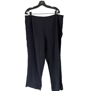 Womens Size 25/3XL  Marina Rinaldi Pants Made in Italy Black Color